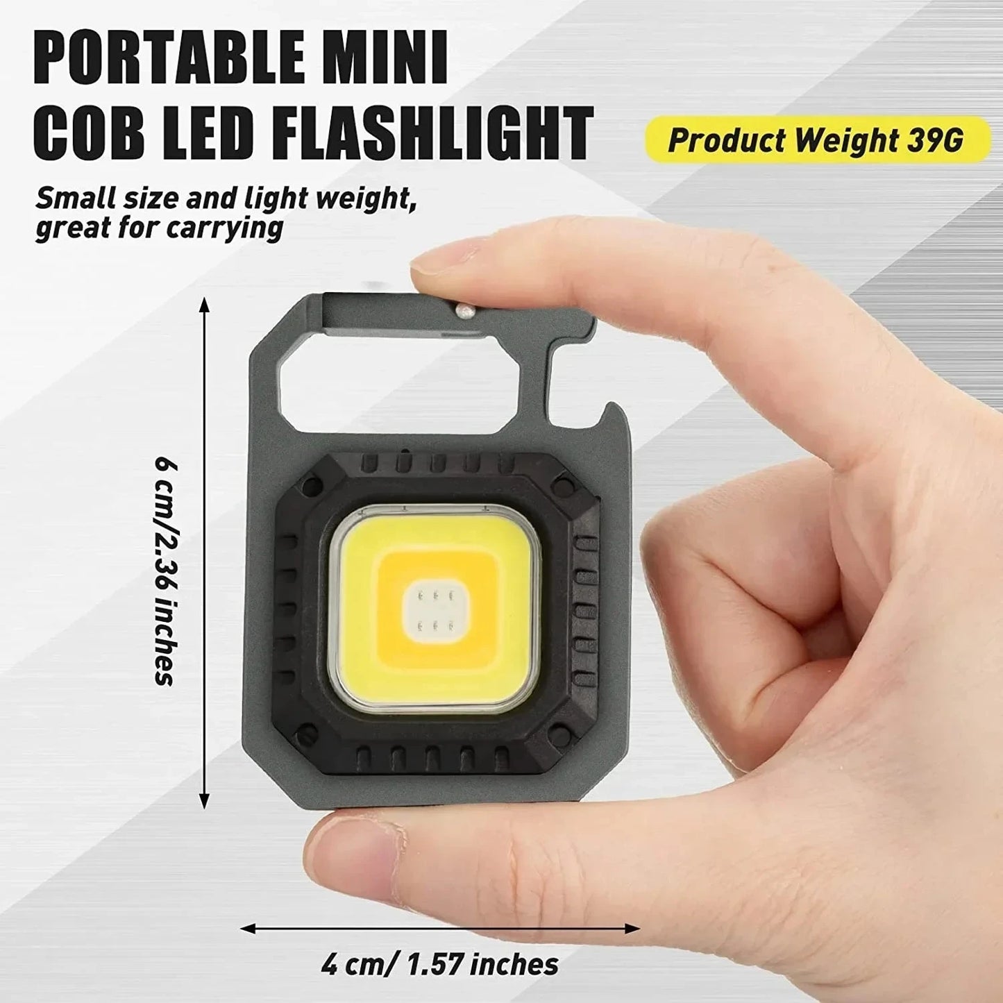 Mini Linterna Magnética Impermeable